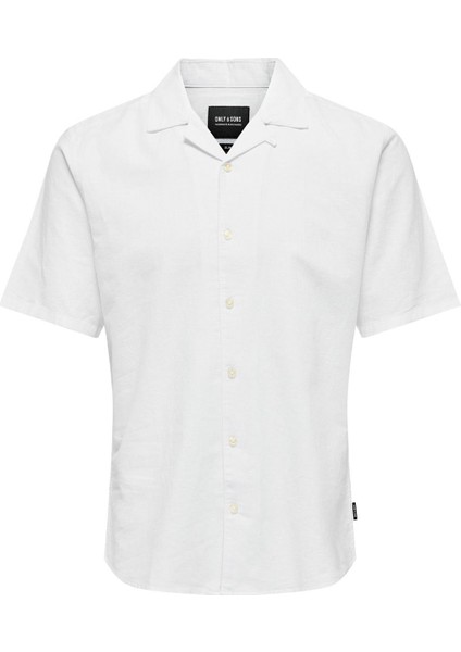Onscaiden Keten ve Pamuk Karışımlı Slim Fit Kısa Kollu Gömlek Erkek Gömlek 22025116 fiyatları
