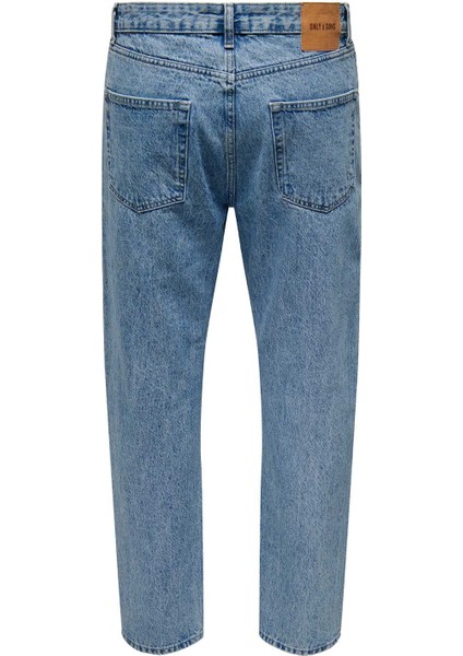 Yüksek Bel Rahat Erkek Denim Pantolon Onstye Loose Tape. Lb 8836 Azg Dnm fiyatları