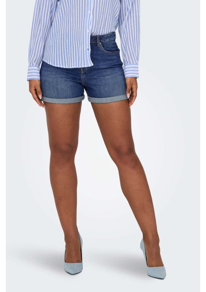 ONLJOSEPHINESTRETCH SHORT Mavi Kadın Şort