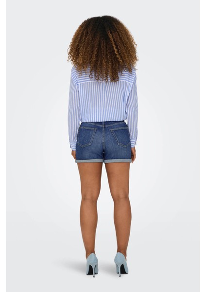 ONLJOSEPHINESTRETCH SHORT Mavi Kadın Şort modelleri