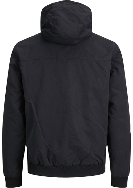 JJERUSH HOOD BOMBER NOOS Siyah Erkek Ceket modelleri