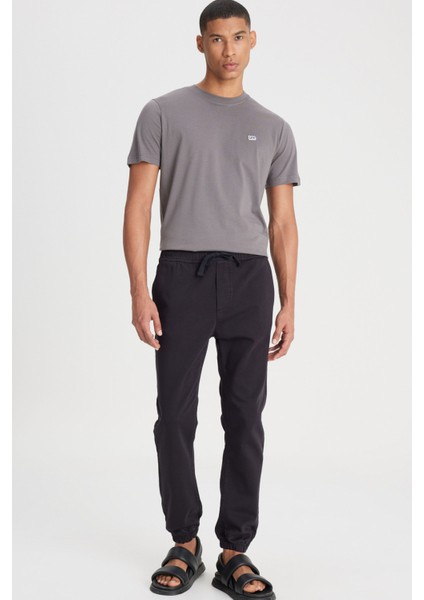 Jogger Non Denim Panto Gri Erkek Pantolon modelleri
