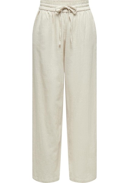 ONLTIZANA COTTON LOOSE PA Gri Kadın Pantolon