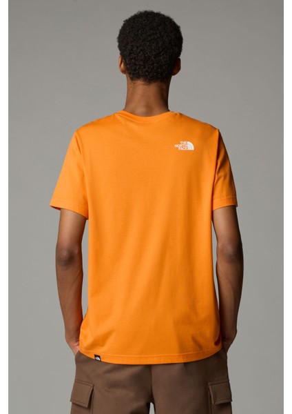 M SS SIMPLE DOME TEE Turuncu Erkek Kısa Kol T-Shirt fiyatları