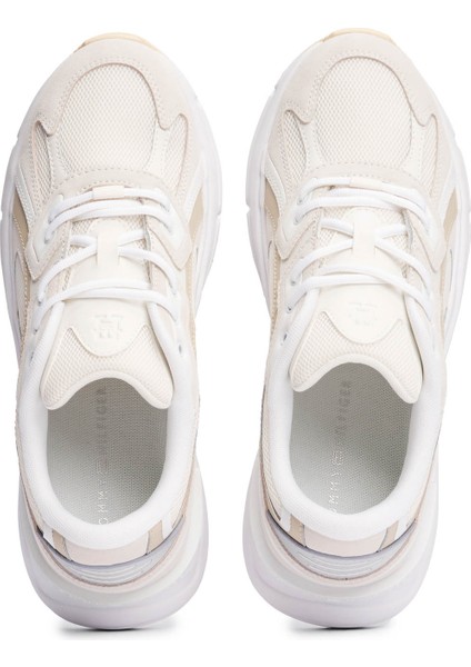 TH MODERN RUGGED RUNNER KIRIK BEYAZ Kadın Sneaker