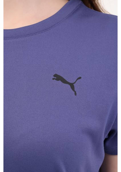 W TAD ESSENTIAL CREW Mavi Kadın Kısa Kol T-Shirt fırsatları