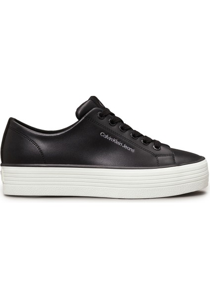 BOLD VULC FLATF LOW LTH I Siyah Kadın Sneaker