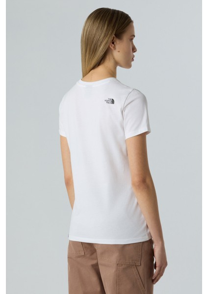 W SS SD SLIM TEE Beyaz Kadın Kısa Kol T-Shirt fiyatları