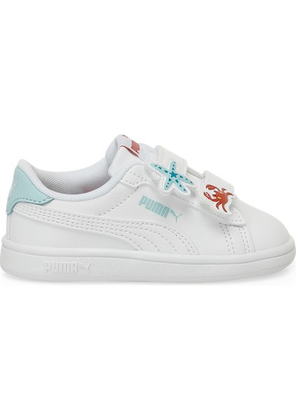 Puma Smash 3.0 Beyaz Kız Çocuk Sneaker