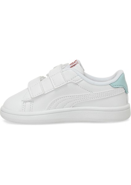 Puma Smash 3.0 Beyaz Kız Çocuk Sneaker modelleri