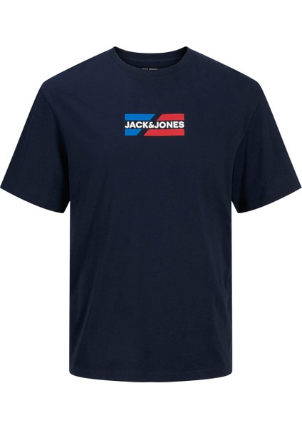 JJECORP GRAPHIC TEE SS O Mavi Erkek Kısa Kol T-Shirt fiyatları