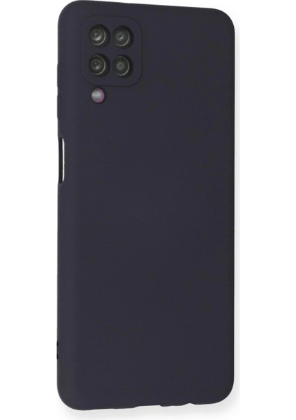 Samsung Galaxy A12 Kılıf Nano Içi Kadife Silikon - Lacivert fiyatları