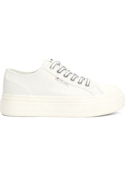 TJW FOXING VULC LC LEATHE KIRIK BEYAZ Kadın Sneaker