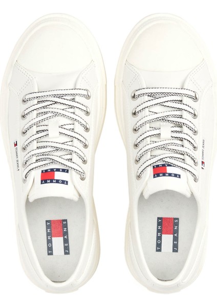 TJW FOXING VULC LC LEATHE KIRIK BEYAZ Kadın Sneaker indirimleri