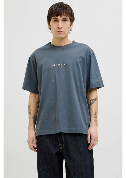 JORISLINGTON MINIMAL BRAN Gri Erkek Kısa Kol T-Shirt