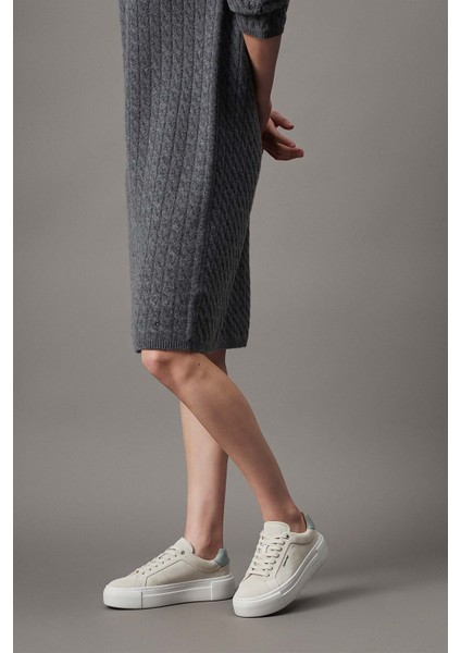 FLATFORM CUP LACE UP W/ML Beyaz Kadın Sneaker fiyatları