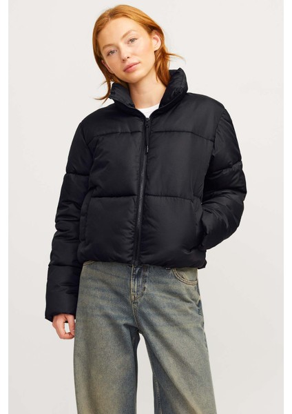 JXSOLVEJ PUFFER JACKET Siyah Kadın Mont