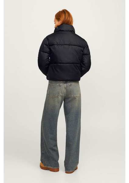 JXSOLVEJ PUFFER JACKET Siyah Kadın Mont