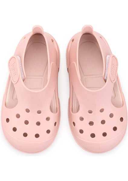 Pembe Kız Çocuk Sandalet Düz Topuklu Hafif ve Rahat Tasarım S10343