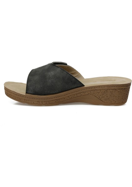 407022.Z5FX Siyah Kadın Ev Terliği modelleri