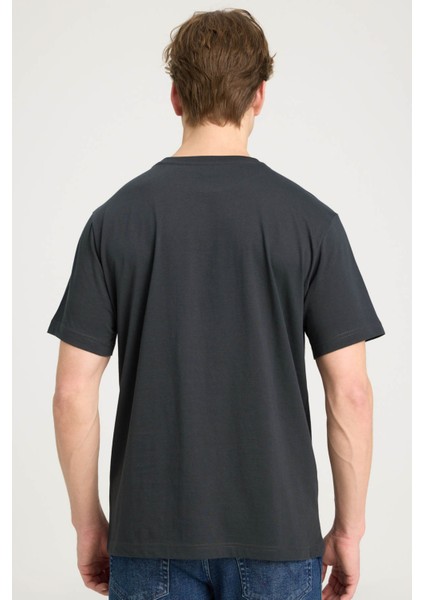 Lightweight SS 3Color Log Siyah Erkek Kısa Kol T-Shirt fiyatları