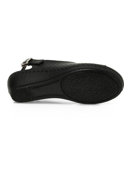 162750.Z5FX Siyah Kadın Düz Sandalet