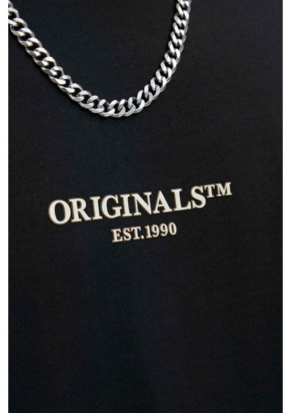 JORISLINGTON MINIMAL BRAN Siyah Erkek Kısa Kol T-Shirt fırsatları