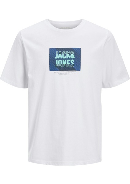 JJHUDSON TEE SS CREW NECK Beyaz Erkek Kısa Kol T-Shirt fiyatları