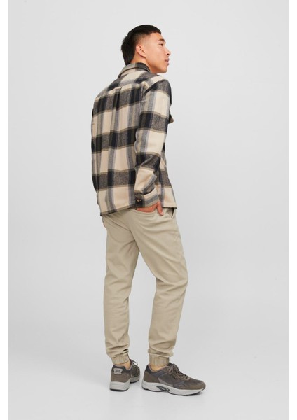 JPSTGORDON JJDAVE JOGGER Ekru Erkek Pantolon