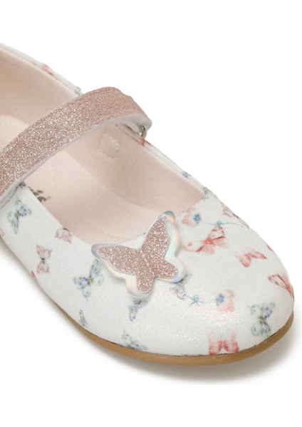 BUTY.P5FX Krem Kız Çocuk Babet