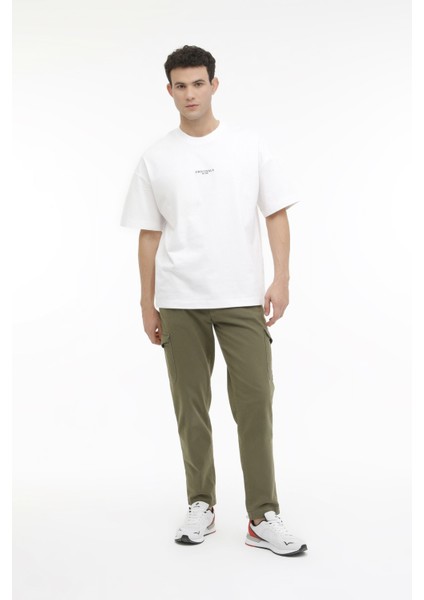 JORSANTORINI TEE SS CREW Beyaz Erkek Kısa Kol T-Shirt fırsatları