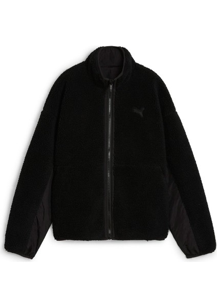 Reversible Sherpa Jacket Siyah Kadın Ceket fiyatları