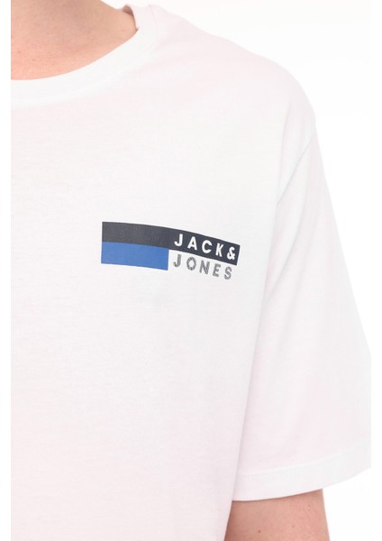 JJECORP LOGO TEE PLAY SS Beyaz Erkek Kısa Kol T-Shirt indirimleri