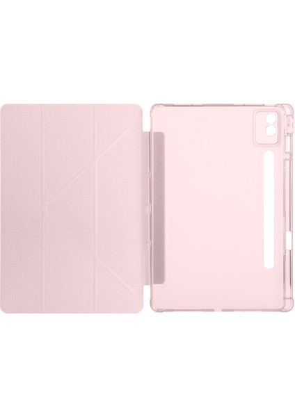 Yesnıce Lenovo Idea Tab Pro 12.7 TB-373FU Uyumlu Kalemlikli Standlı Uyku Modlu Katlanabilir Tablet Kılıfı