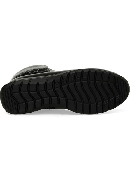 166659.Z4PR Siyah Kadın Düz Bot