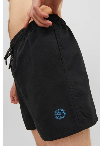 JPSTFIJI JJSWIM SOLID LY Siyah Erkek Deniz Şortu