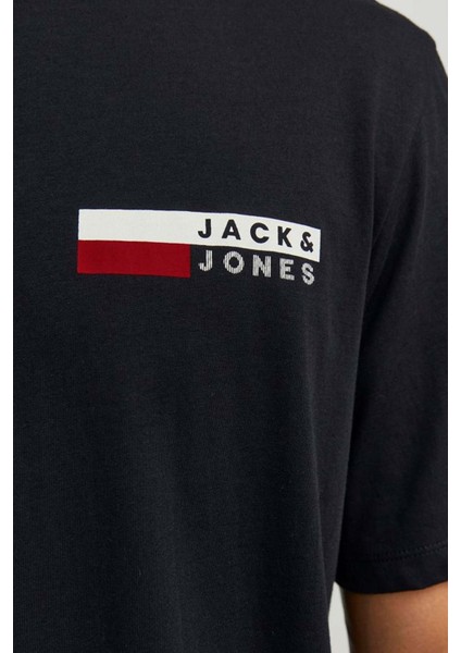 JJECORP LOGO TEE PLAY SS Siyah Erkek Kısa Kol T-Shirt