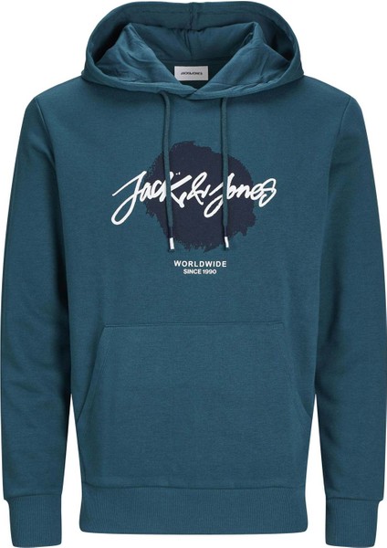Jjtıley Sweat Hood Ln Mavi Erkek Sweatshirt fiyatları