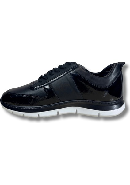 Irfan Yavuz Siyah Beyaz Tabanlı Hakiki Deri Bağcıklı Erkek Günlük Spor Ayakkabı 41 fiyatları