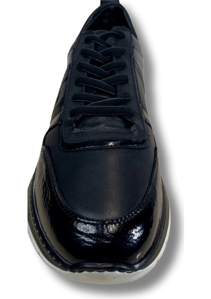 Irfan Yavuz Siyah Beyaz Tabanlı Hakiki Deri Bağcıklı Erkek Günlük Spor Ayakkabı 41 modelleri