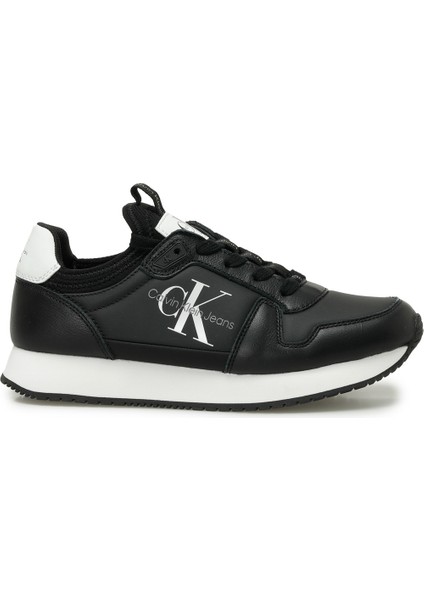 RUNNER SOCK LACEUP ML LTH Siyah Kadın Sneaker