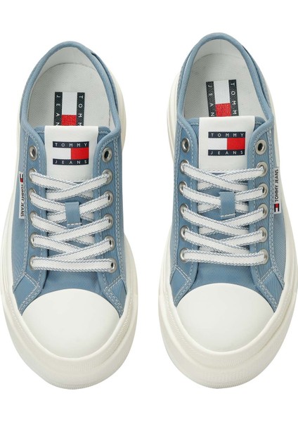 Logolu Kalın Tabanlı Sneaker Ayakkabı Bayan Ayakkabı EN0EN02713 C33 fırsatları