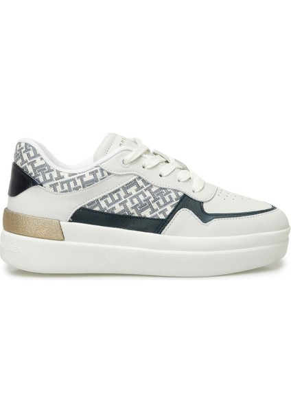 LUX COURT SNEAKER MONOGRA KIRIK BEYAZ Kadın Sneaker