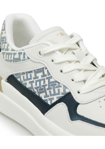 LUX COURT SNEAKER MONOGRA KIRIK BEYAZ Kadın Sneaker fırsatları