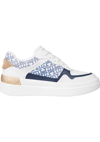 LUX COURT SNEAKER MONOGRA KIRIK BEYAZ Kadın Sneaker indirimleri