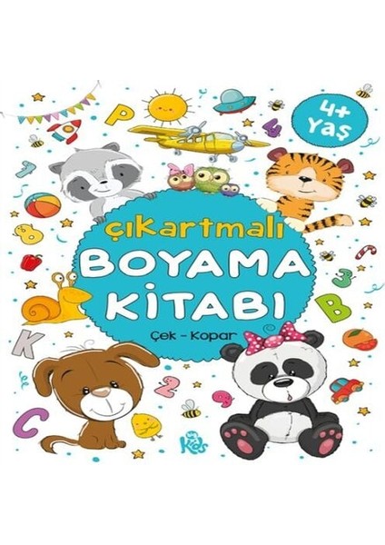 Çıkartmalı Boyama Kitabı - 4 Yaş +