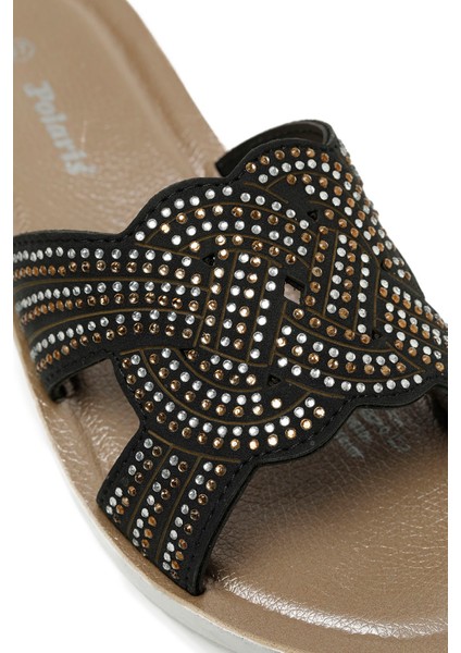 407035.Z5FX Siyah Kadın Ev Terliği