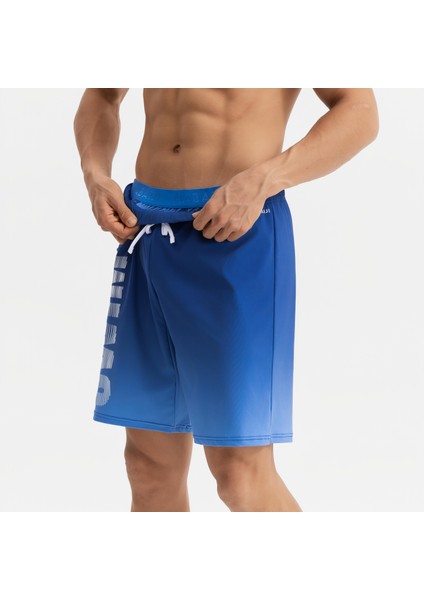 Nabaiji Erkek Uzun Deniz Şortu - Mavi - 100