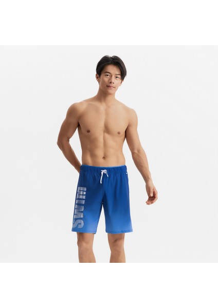 Nabaiji Erkek Uzun Deniz Şortu - Mavi - 100 fiyatları