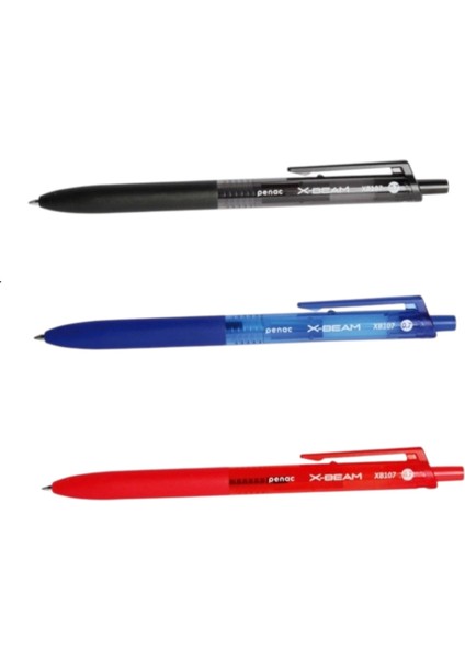 X-Beam Xb 107 (Siyah-Mavi Kırmızı) Mix 0.7mm Cross Beam ( Üç Adet